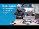 Cannello da Taglio Multigas con leva Harris 250NM1000 lungo 1 metro taglio max 250mm