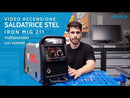 Stel IRON MIG 211 Multi-process inverter welder 180A MIG wire, MMA electrode, TIG DC Lift