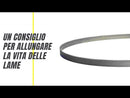 Lama sega nastro metallo dente 5/8 HSS M42 8% Co 2080 X20X0,9 MADE IN ITALY