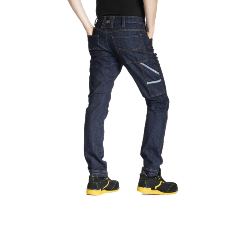 Pantalone da lavoro multi tasca BlueScuro Jeans elasticizzati e resistenti JOBA Lewis Workwear