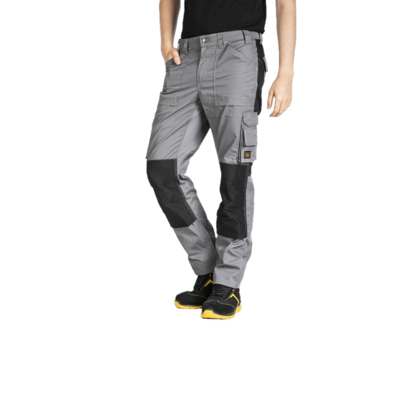 Pantalone da lavoro grigio multi tasche elasticizzato e resistente MOBILON Lewis Workwear