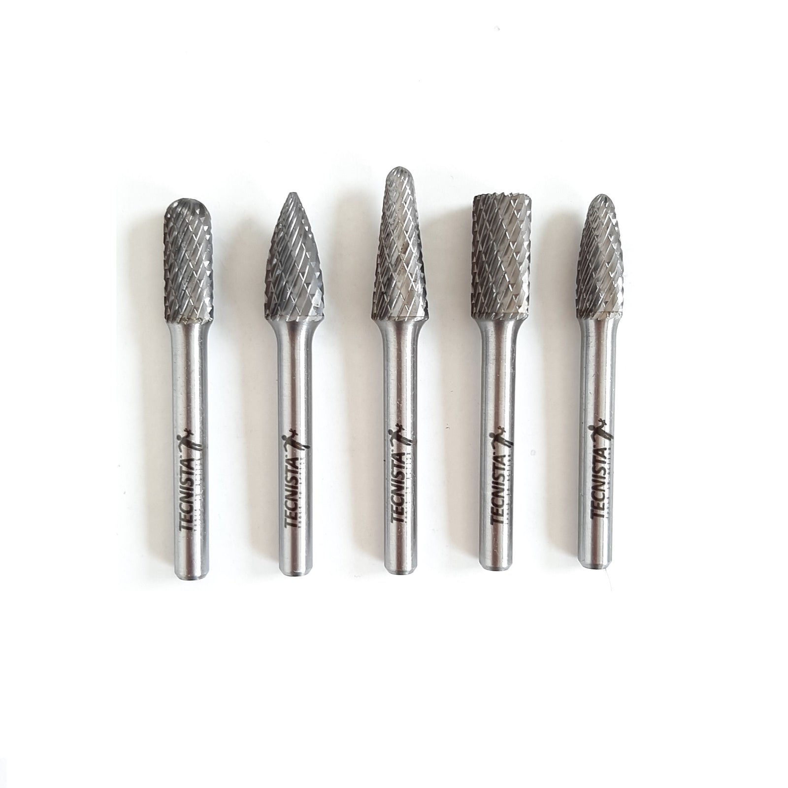 Frese Terminali Carburo Set Da 5 Frese A Candela In Carburo Solido 1/32" - 4 Taglienti, Made In USA, Per Lavori Di Precisione 4 Flauti Taglio Centrale - Foto 10