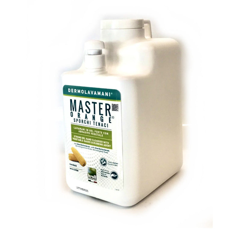 Detergente-sapine-liquido-per-mani-MASTER-ORANGE-KROLL-con-dispenser-5lt