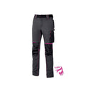 Pantalone da Lavoro da DONNA UPOWER ATOM LADY con inserti fucsia