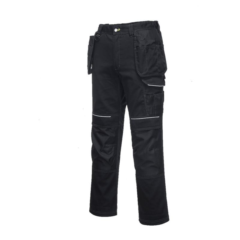 Multi-pocket work pants with black knee pads T. XS - 3XL Portwest PW305