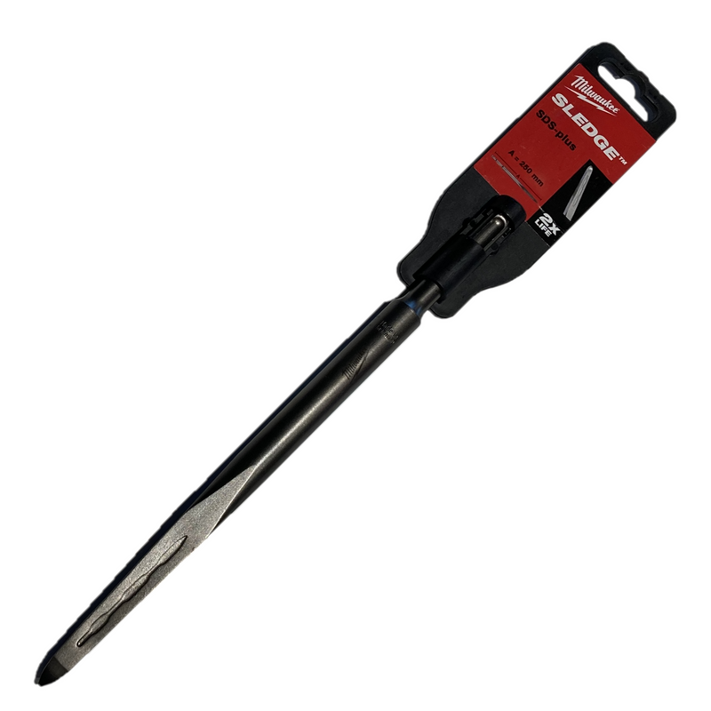 SDS-Plus Sledge Self-Sharpening Point Chisel 250 mm for MILWAUKEE demolition hammers