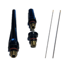 Set ricambi completamento torcia saldatrice TIG 17 18 26 portapinza gas lens + elettrodi oro