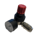 Reducer with compressed air pressure gauge max 12 bar with 1/4 "AIREX 455R quick tap