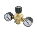 Pressure reducer with 2 pressure gauges for disposing argon and mixture argon / CO2