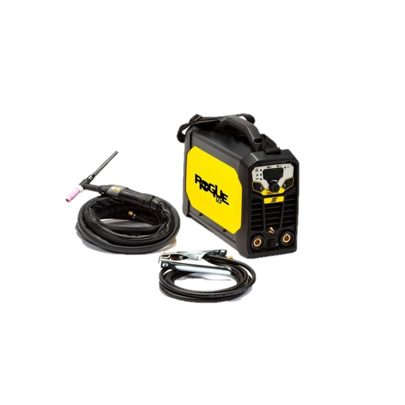 TIG HF and MMA 180A inverter welding machine with ESAB ROGUE ET 180i accessories