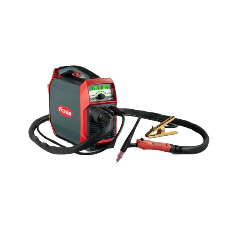 210 Ampere TIG HF and MMA inverter welder with TIG torch and ground cable FRONIUS TRANSTIG 210