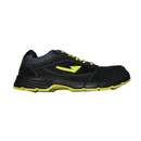 Scarpa antinfortunistica estiva Bassa Linux S1P colore nero e giallo fluo taglia dalla 41 alla 46