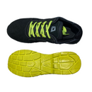 Scarpa antinfortunistica estiva Bassa Linux S1P colore nero e giallo fluo taglia dalla 41 alla 46