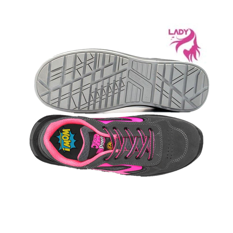 Women's low safety shoe S1 by Women Upower Verok sizes from 35 to 42