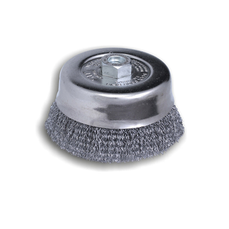 Temp Model T-Cup Steel Brush for Large Flex