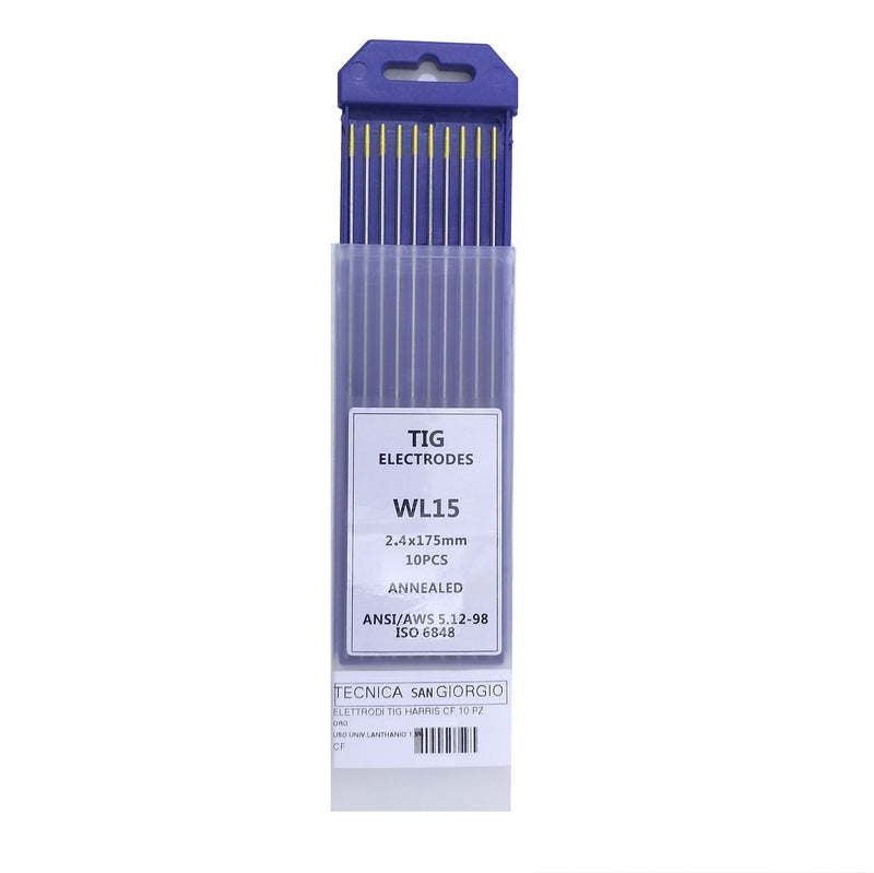 Telwin 802235 kit 10 elettrodi tungsteno ceriato ø 1,6 mm verde - Cod Telwin 802235 kit 10 elettrodi tungsteno ceriato ø 1,6 mm verde - Cod