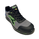 Gray / green low summer safety shoe S1P UPOWER MIKE sizes 39 to 45