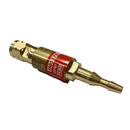 Safety valve for 1/4 "brazing torch handle with 5-8 mm hose connection Gas or Oxygen OXYTURBO
