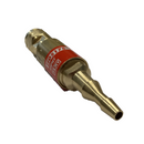 Safety valve for 1/4 "brazing torch handle with 5-8 mm hose connection Gas or Oxygen OXYTURBO