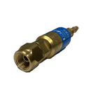 Safety valve for 1/4 "brazing torch handle with 5-8 mm hose connection Gas or Oxygen OXYTURBO