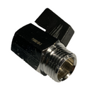 2-way mini sphere M-F valves Dimensions 1/2 "- 1/4" - 3/8 "AIREX