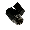 2-way mini sphere M-F valves Dimensions 1/2 "- 1/4" - 3/8 "AIREX