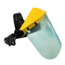 Semi-shell with protection visor and face protection spare parts